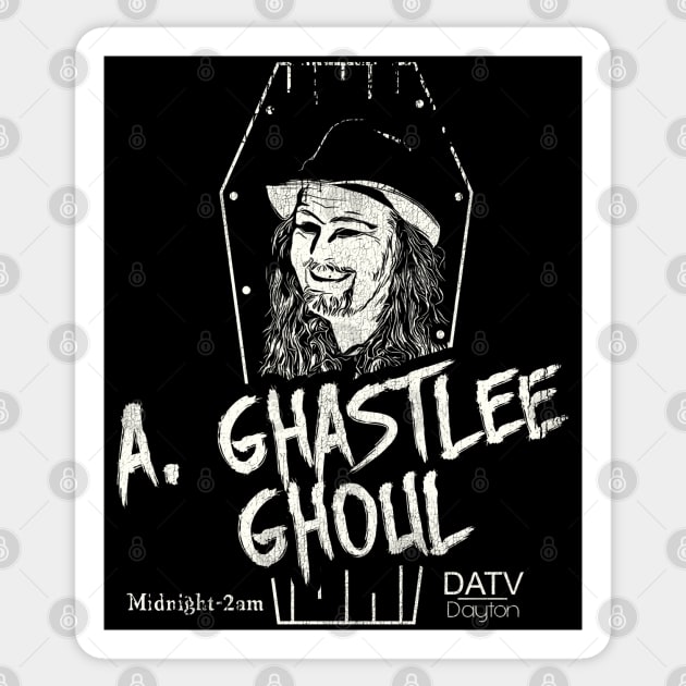 A. Ghastlee Ghoul Sticker by darklordpug